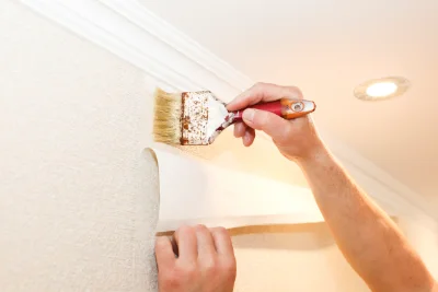 Pose de papier peint à Séchin — revêtements muraux et toiles de verre